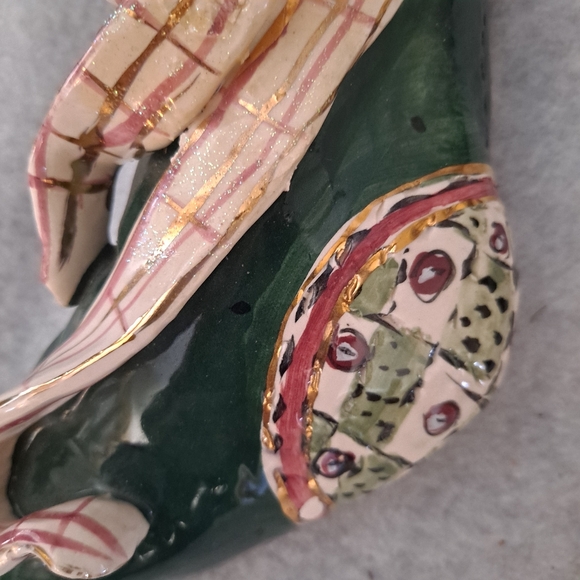 Handcrafted Ceramic Decorative Boot - Picture 5 of 12